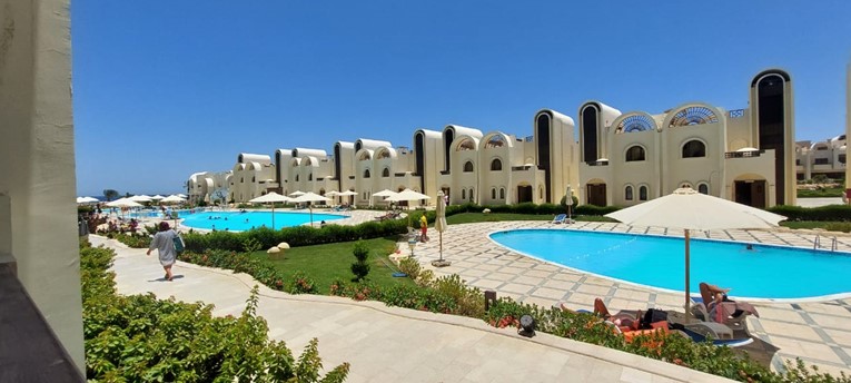 2-ložnicový apartmán s panoramatickým výhledem na moře-Hurghada-Egypt